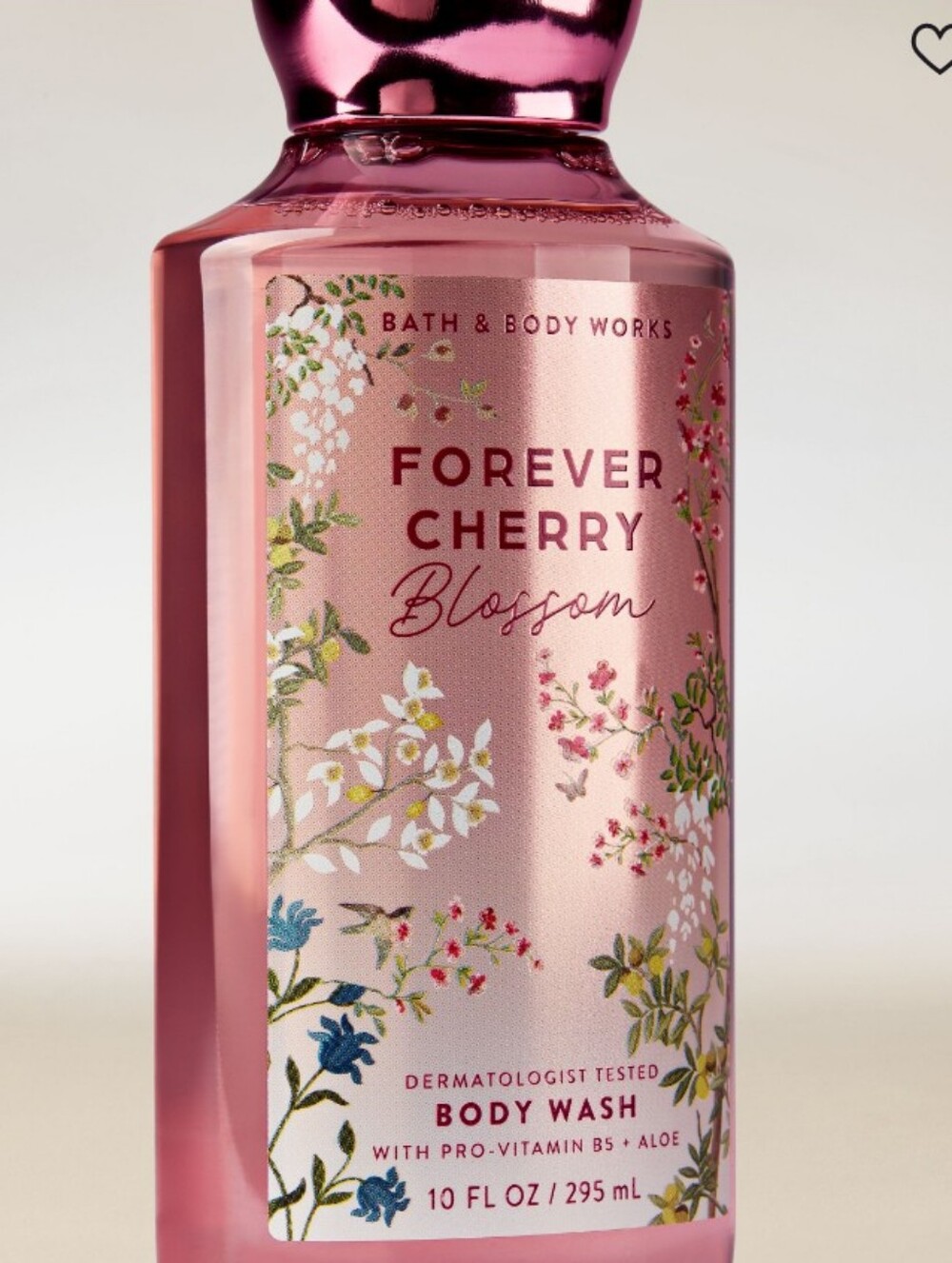 Bath & Body Works Forever Cherry Blossom Body Wash - Pink